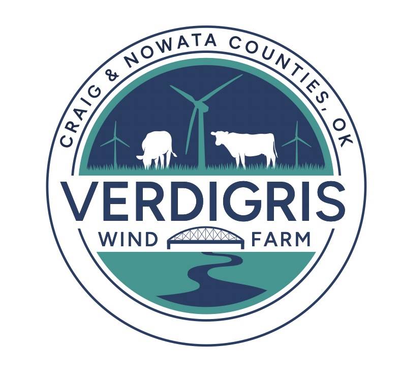 verdigris wind farm logo