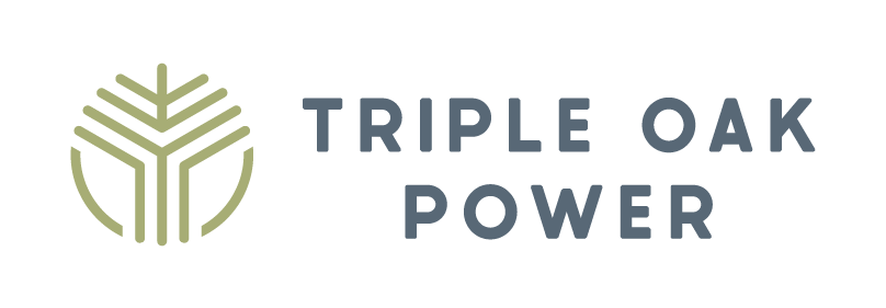 triple oak power logo